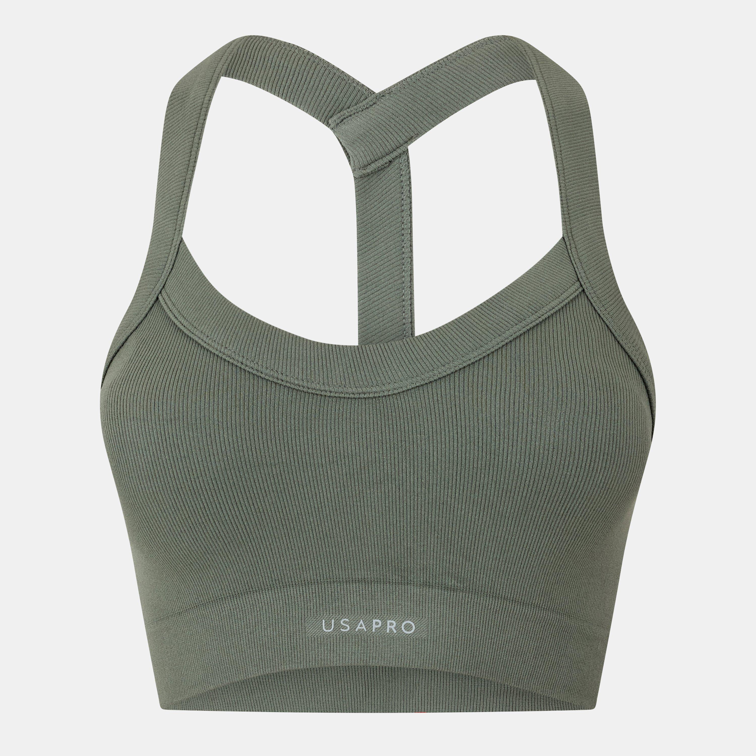 Light Khaki - USA Pro - Pro x Sophie Habboo Sculpt Y Back Bra - 1
