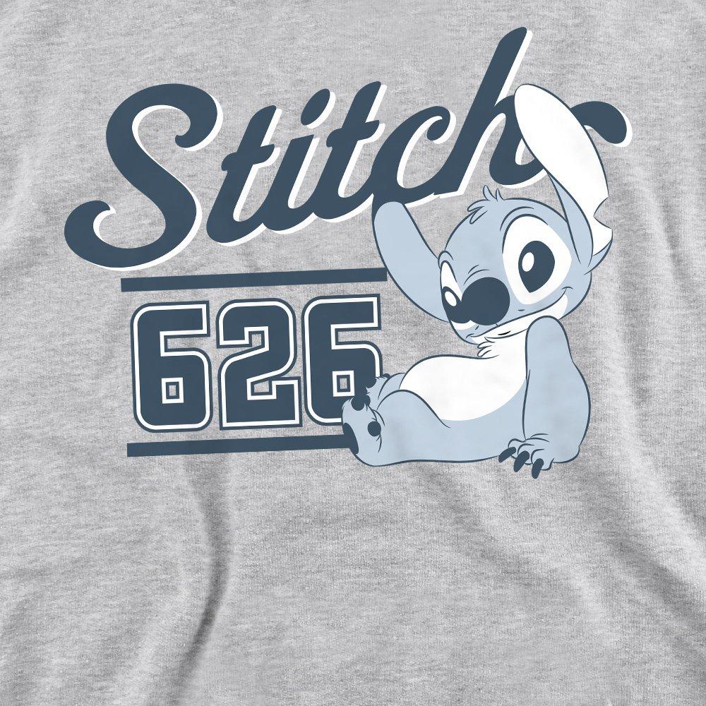 Grey - Disney - Lilo And Stitch 626 Sports Adults Crew Sweatshirt - 2