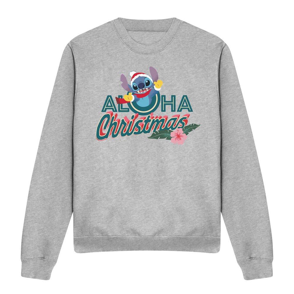 Light Grey - Disney - Lilo & Stitch Aloha Christmas With Stitch Sweatshi - 4