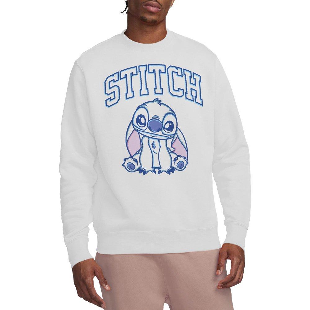 White - Disney - Lilo And Stitch Brush Stroke Collegiate Adults Cre - 1