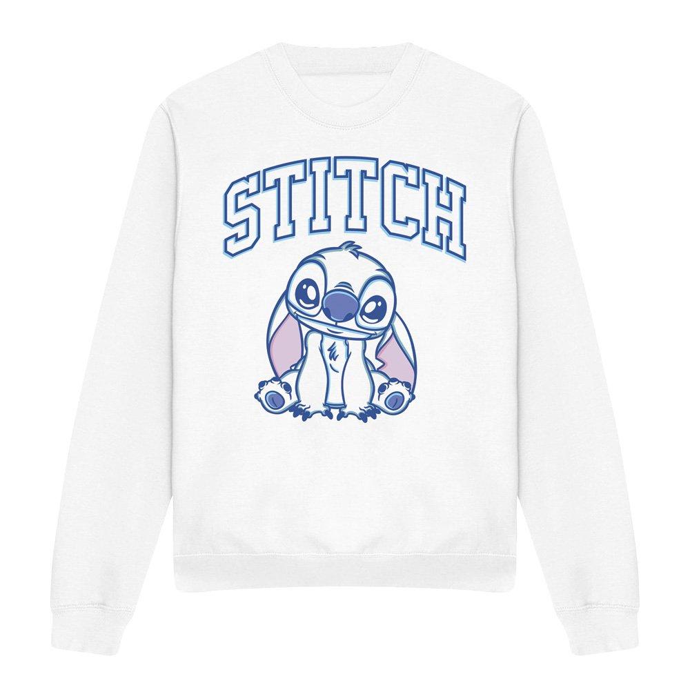 White - Disney - Lilo And Stitch Brush Stroke Collegiate Adults Cre - 4