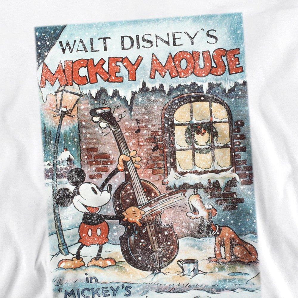 White - Disney - Mickey Mouse Vintage Poster Christmas Good Deed Sw - 2