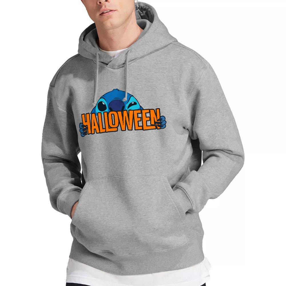 Light Grey - Disney - Lilo & Stitch Halloween Hide Mens Hoodie Light Gre - 1