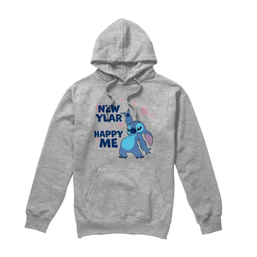 Light Grey - Disney - Lilo & Stitch New Year Happy Me Hoodie Light Grey - 4