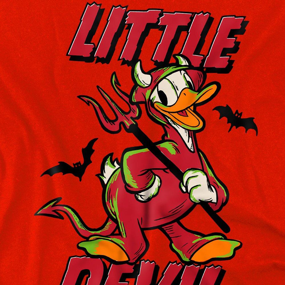 Red - Disney - Donald Duck Little Devil Kids Sweatshirt Red - 2