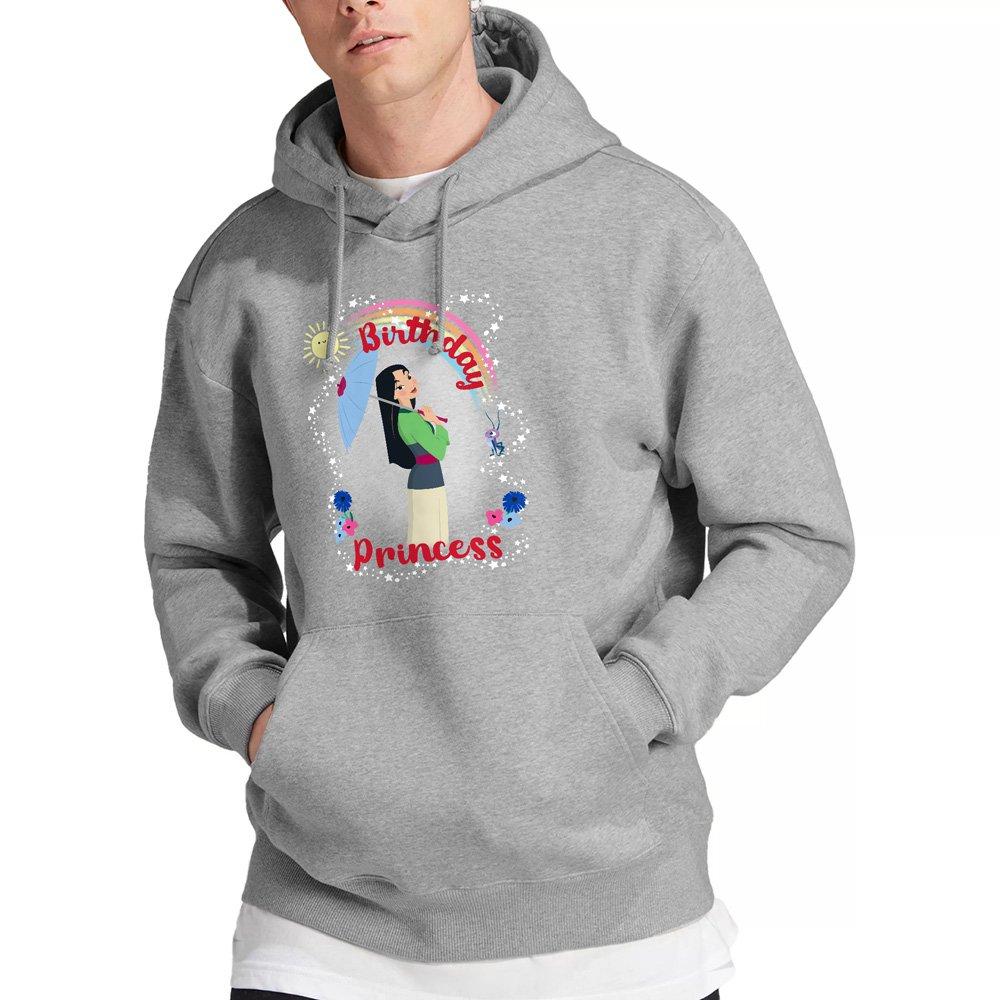 Light Grey - Disney - Mulan Birthday Princess And Her Lucky Cricket Mens - 1
