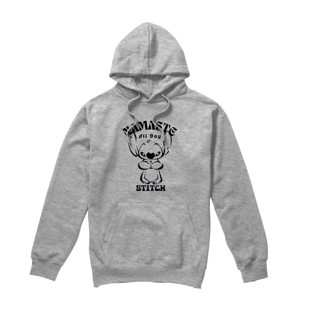 Light Grey - Disney - Lilo & Stitch Namaste All Day Hoodie Light Grey - 4