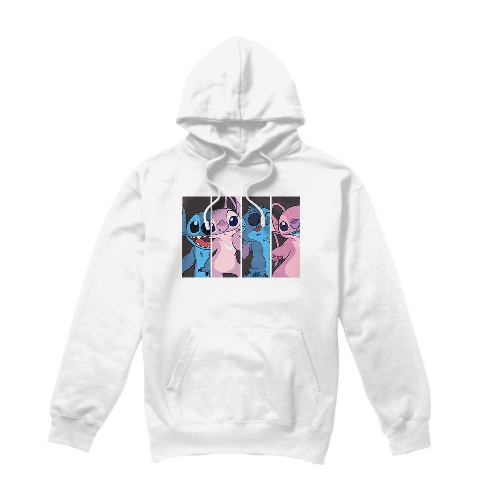 White - Disney - Lilo & Stitch Angel Stitch Boxes Hoodie White - 4