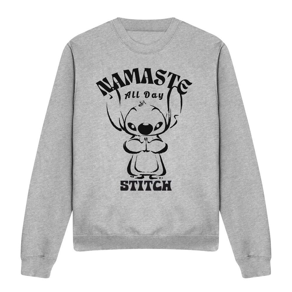 Light Grey - Disney - Lilo & Stitch Namaste All Day Sweatshirt Light Gre - 4