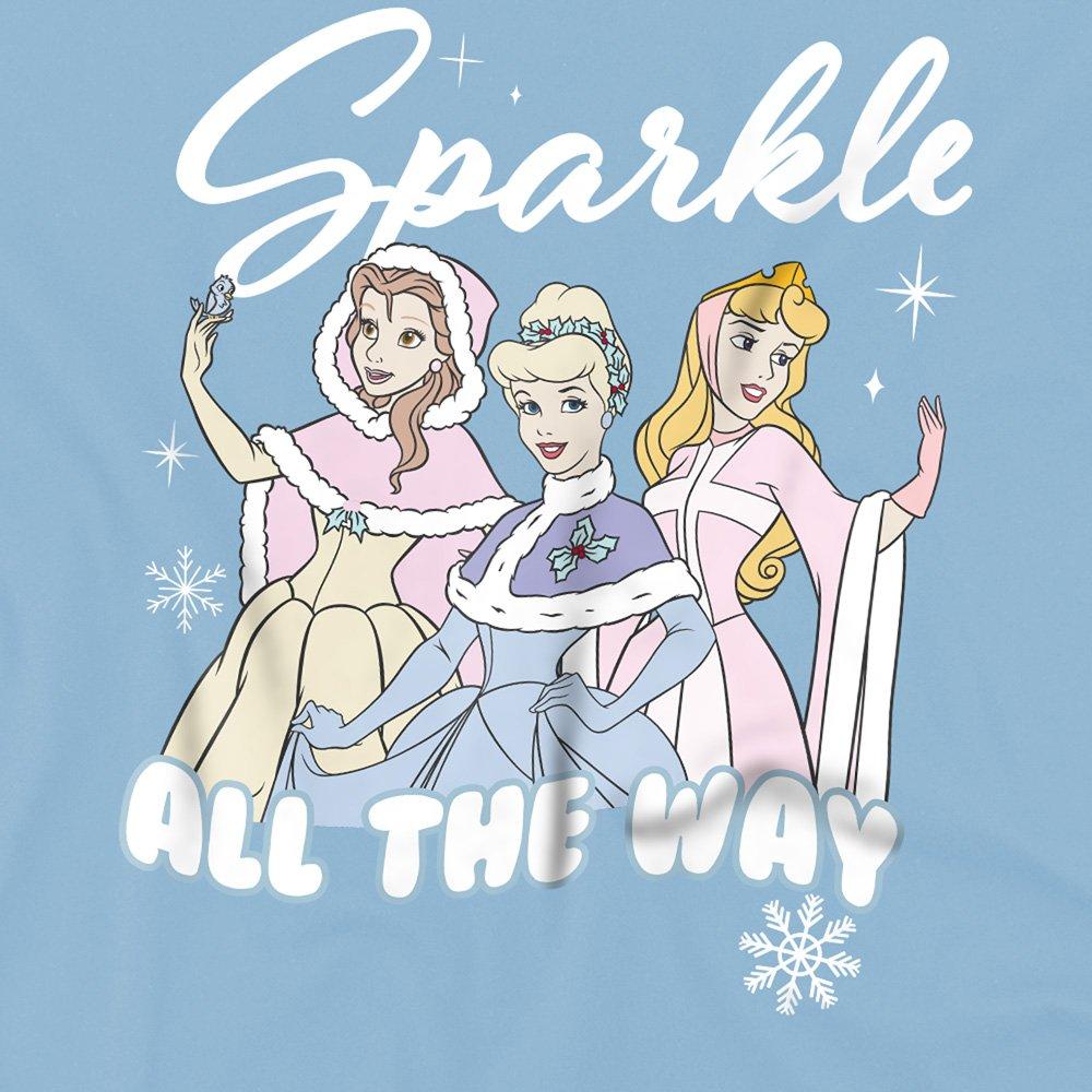 Light Blue - Disney - Princess Sparkle All The Way Kids Sweatshirt Ligh - 2