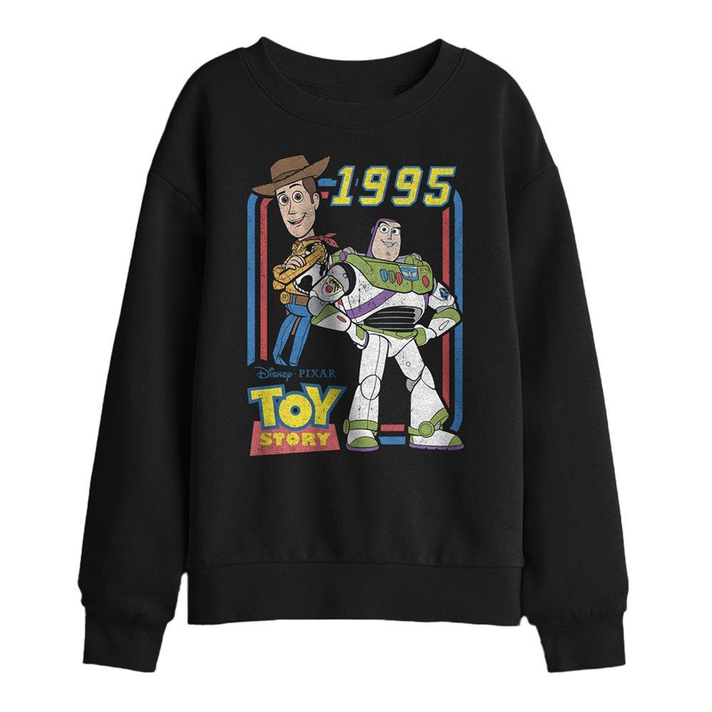 Black - Disney - Toy Story Woody And Buzz 1995 Kids Sweatshirt Bla - 1