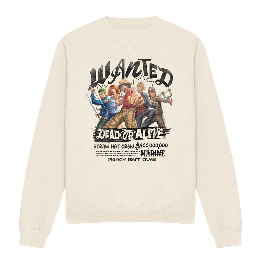 Beige - One Piece - One Piece Straw Hat Crew Dead Or Alive Sweatshirt - 4