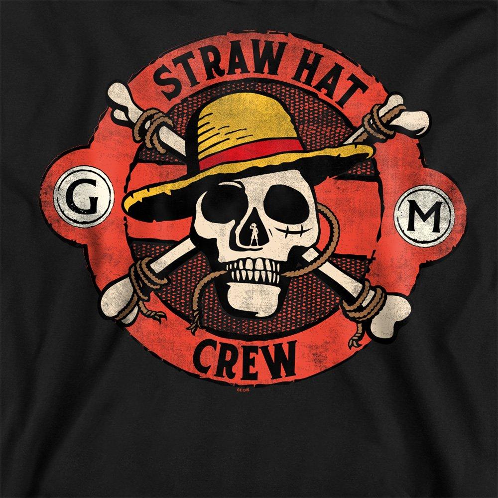 Black - One Piece - One Piece Straw Hat Crew Skull Sweatshirt Black - 2