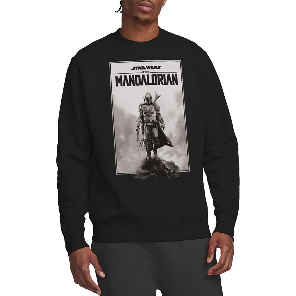 Black - Star Wars - The Mandalorian Desert Poster Sweatshirt Black - 1