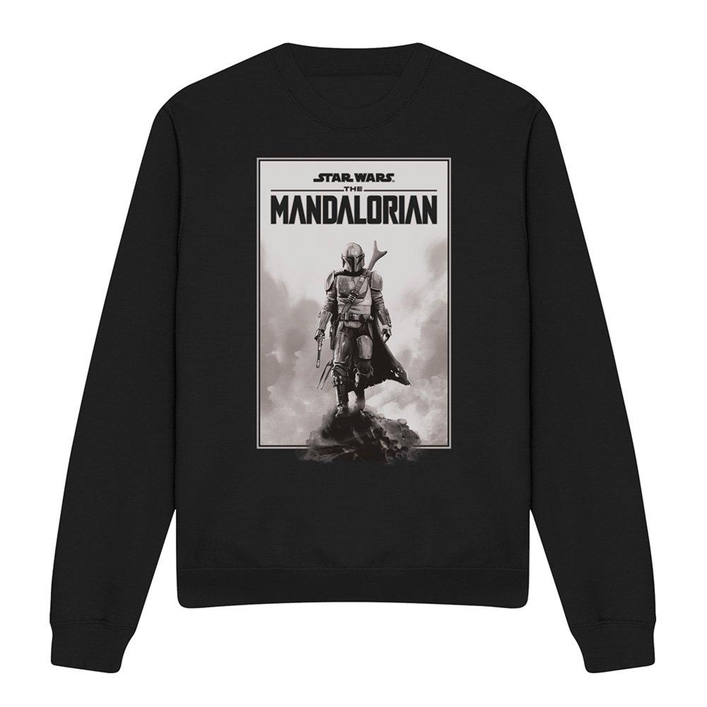 Black - Star Wars - The Mandalorian Desert Poster Sweatshirt Black - 4