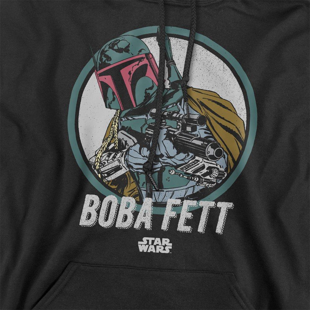 Black - Star Wars - Retro Boba Hoodie - 2