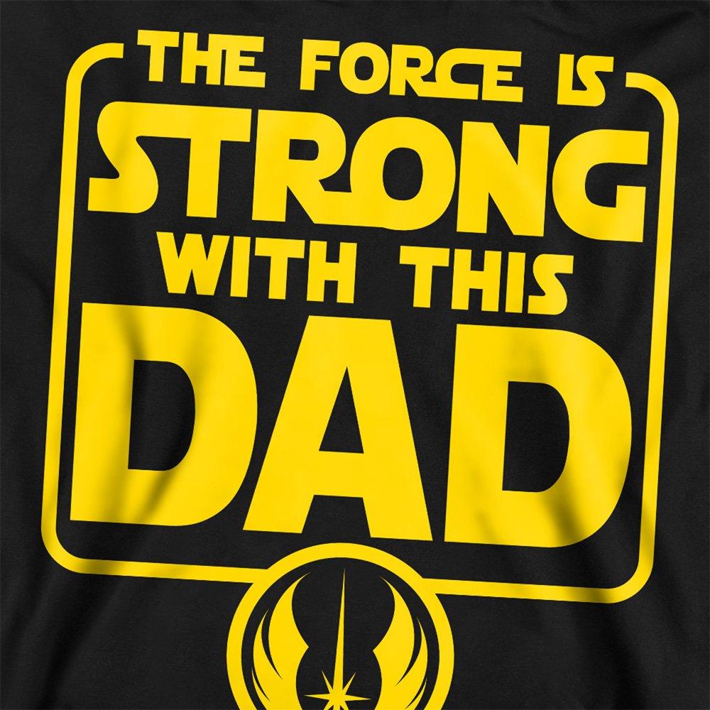 Black - Star Wars - Star Wars Fathers Day Force is Strong Dad Sweatsh - 2