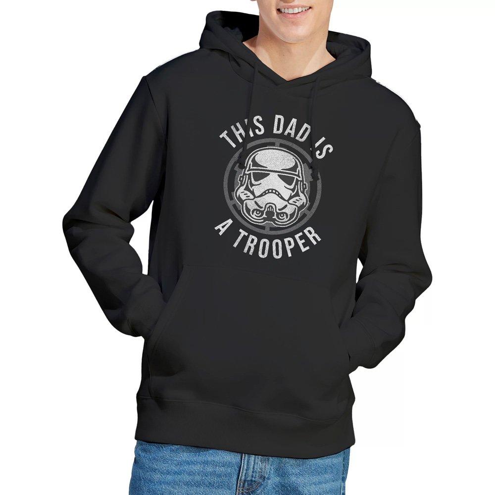 Black - Star Wars - Star Wars Fathers Day Dad is a Trooper Hoodie - 1