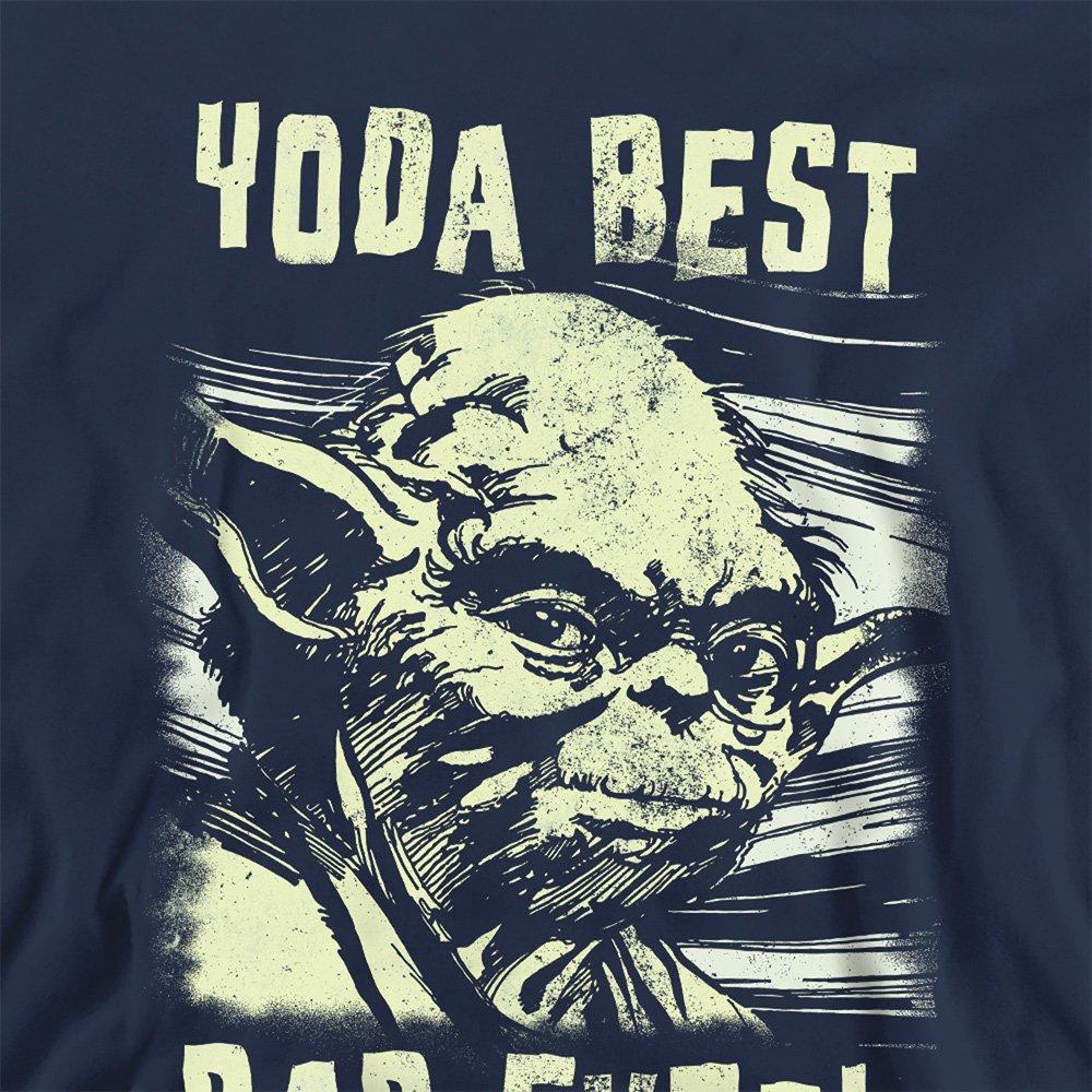 Navy - Star Wars - Star Wars Yoda Best Dad Comic Sweatshirt Navy - 2