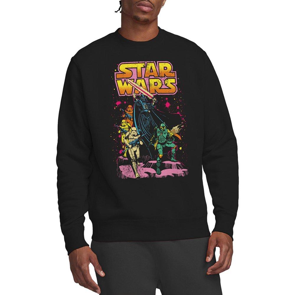 Black - Star Wars - Star Wars Flea Market Retro Villains Sweatshirt B - 1