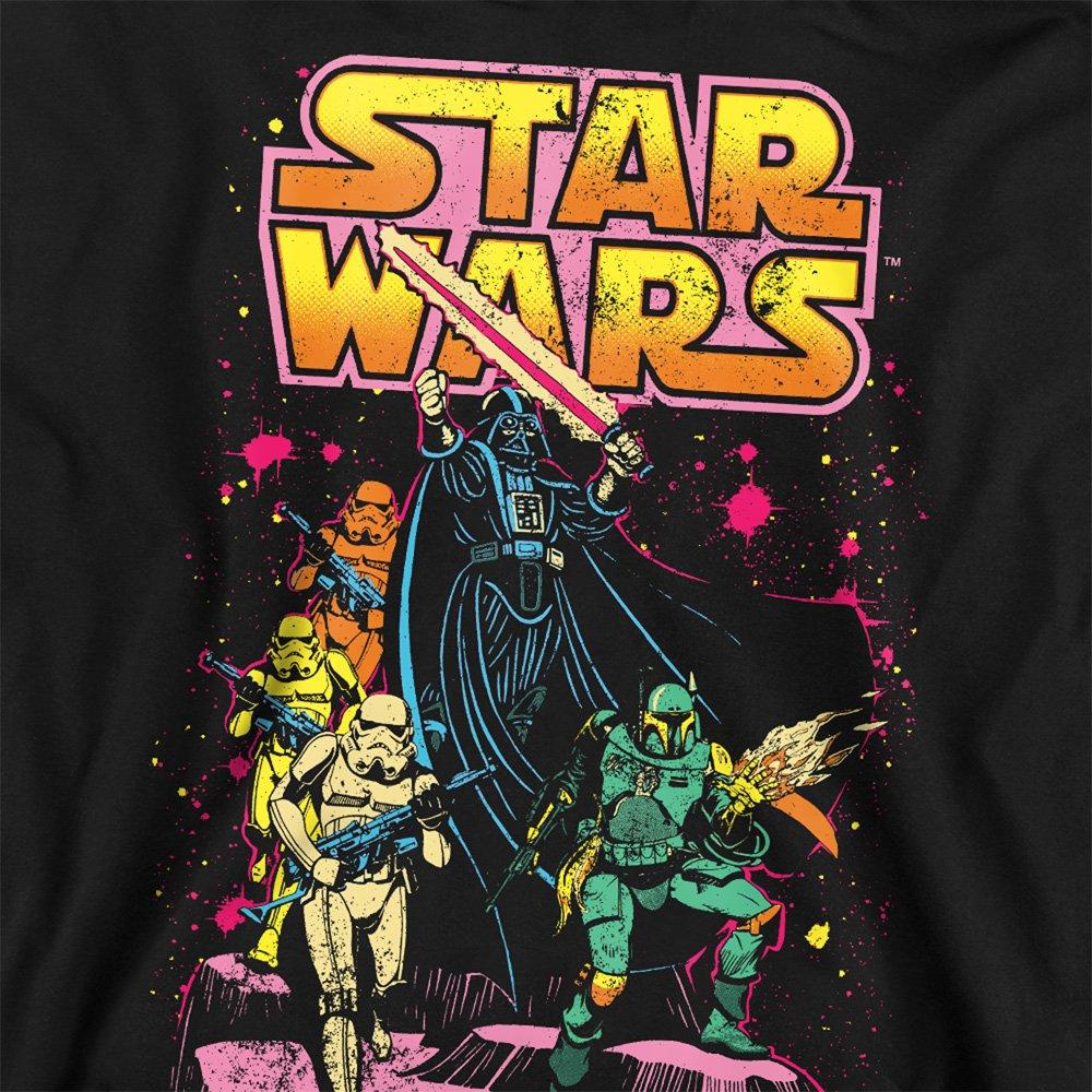 Black - Star Wars - Star Wars Flea Market Retro Villains Sweatshirt B - 2