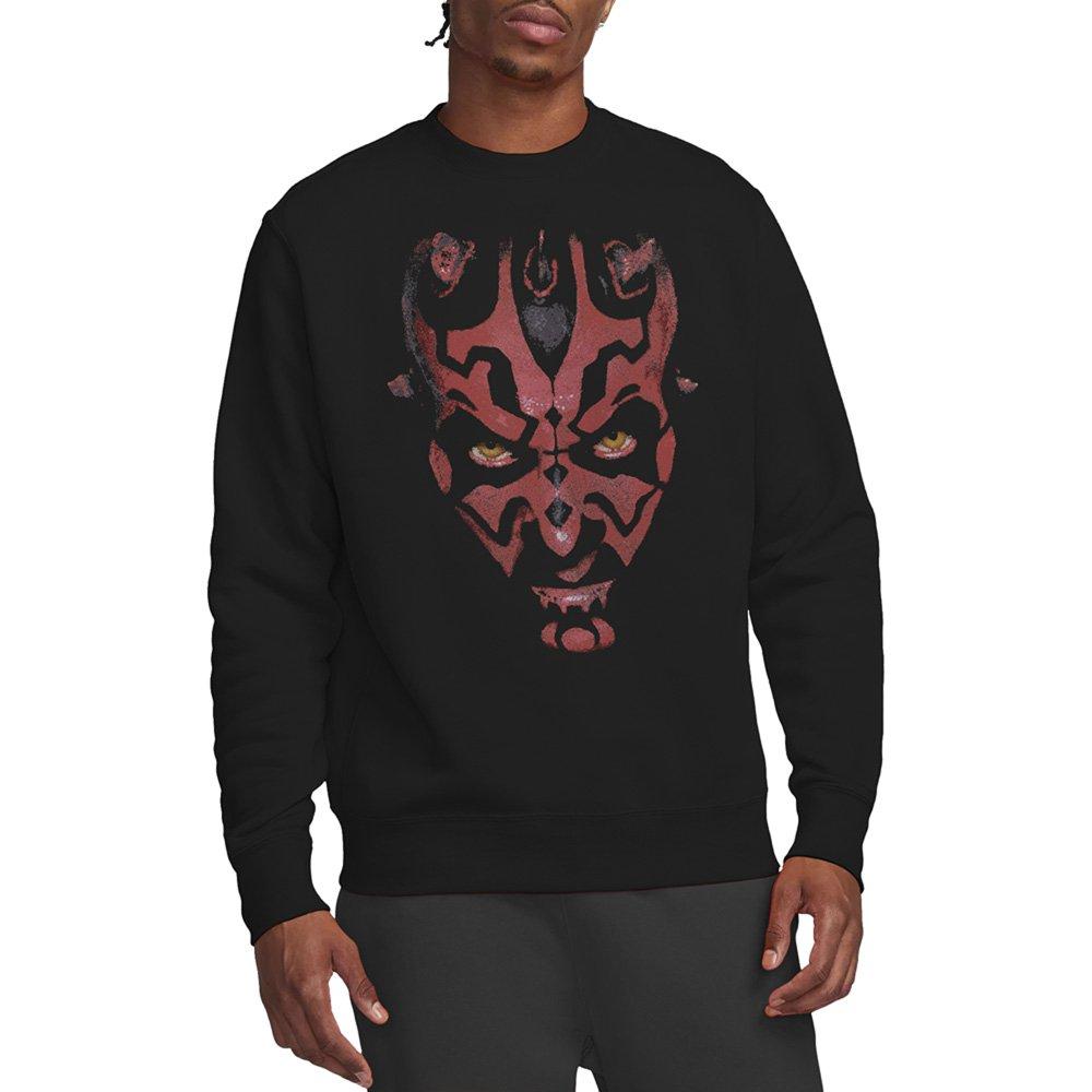 Black - Star Wars - Star Wars Darth Maul Large Face Sweatshirt Black - 1