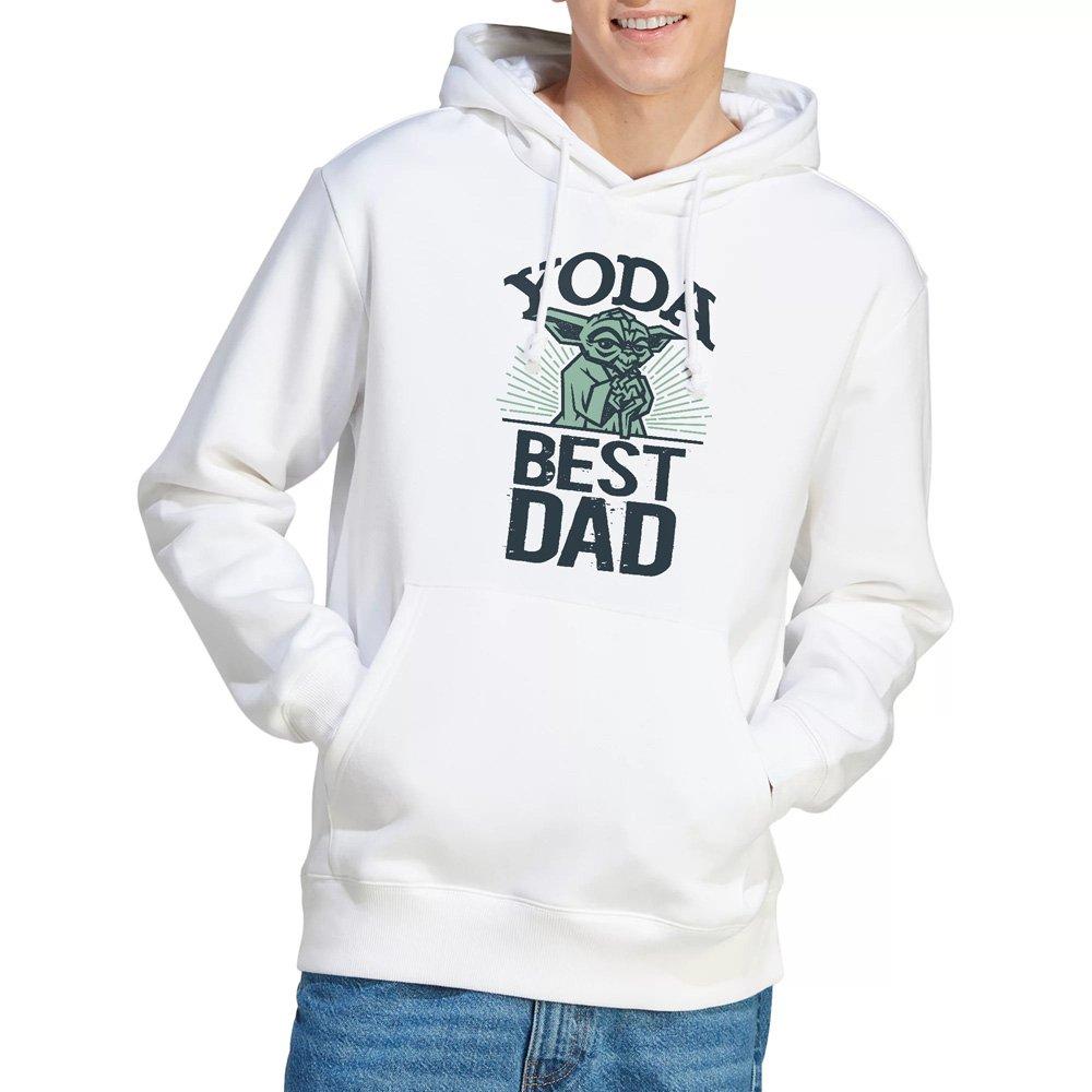 White - Star Wars - Star Wars Fathers Day Yoda Best Dad Hoodie - 1