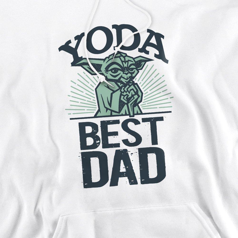 White - Star Wars - Star Wars Fathers Day Yoda Best Dad Hoodie - 2