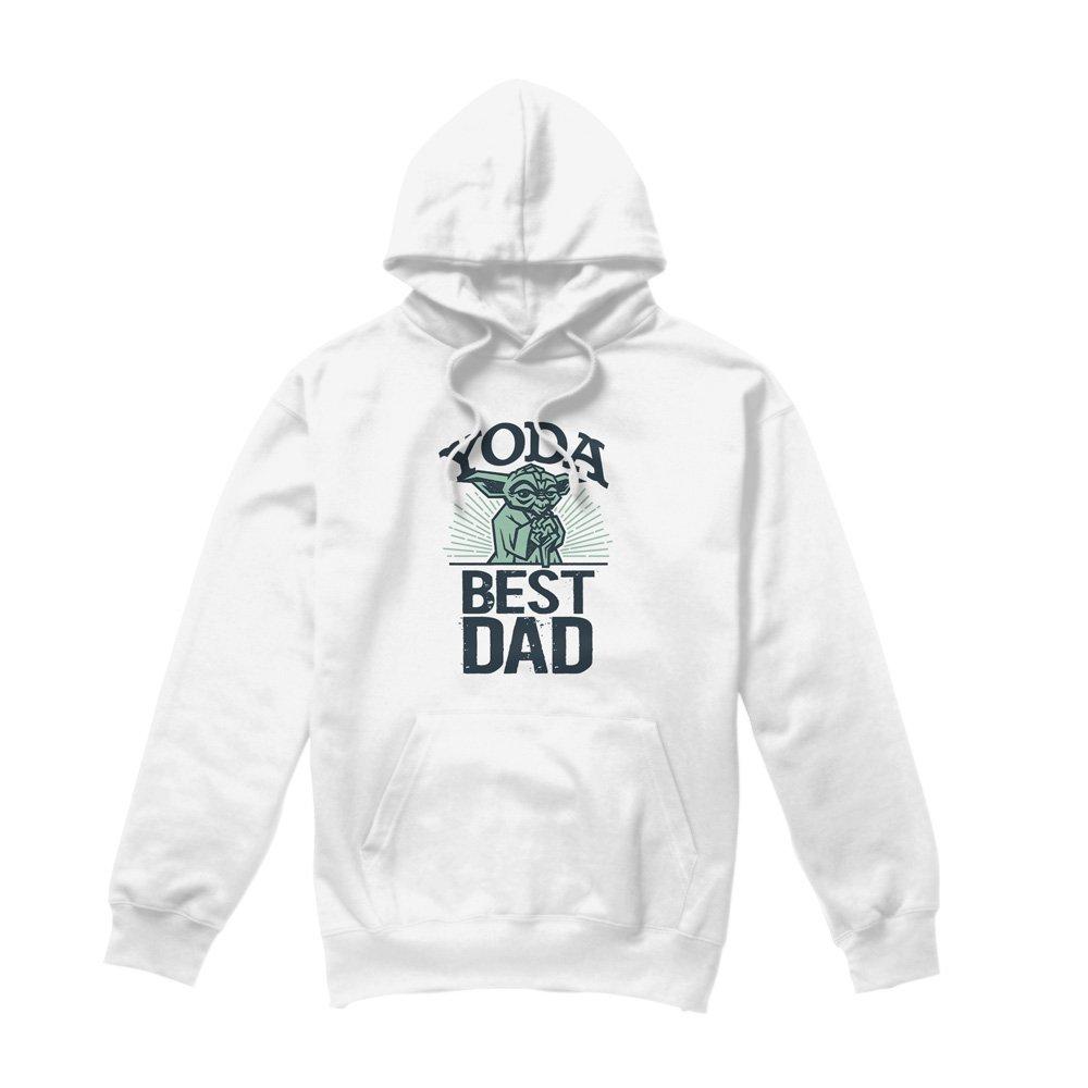 White - Star Wars - Star Wars Fathers Day Yoda Best Dad Hoodie - 4