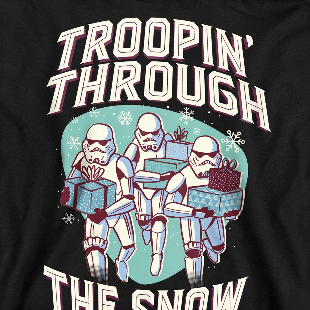 Black - Star Wars - Star Wars Retro Troopin Through The Snow Sweatshi - 2