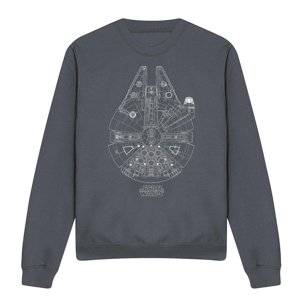 Grey - Star Wars - Millenium Lines Sweatshirt - 4
