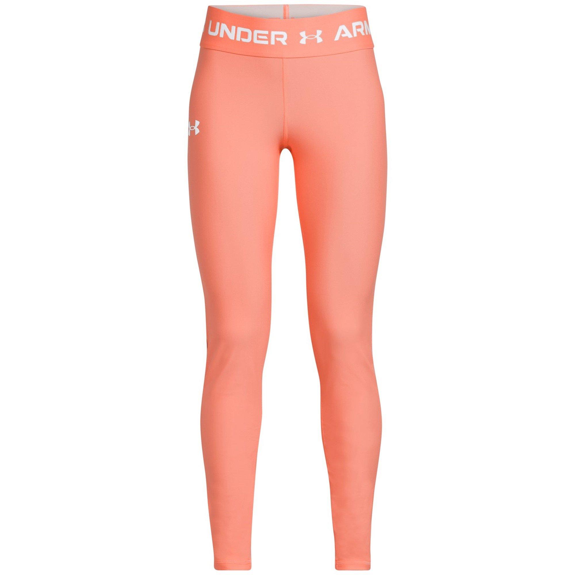 Under Armour Girls Kids' Performance Gym Legging - Orange - 13 Years (XL)