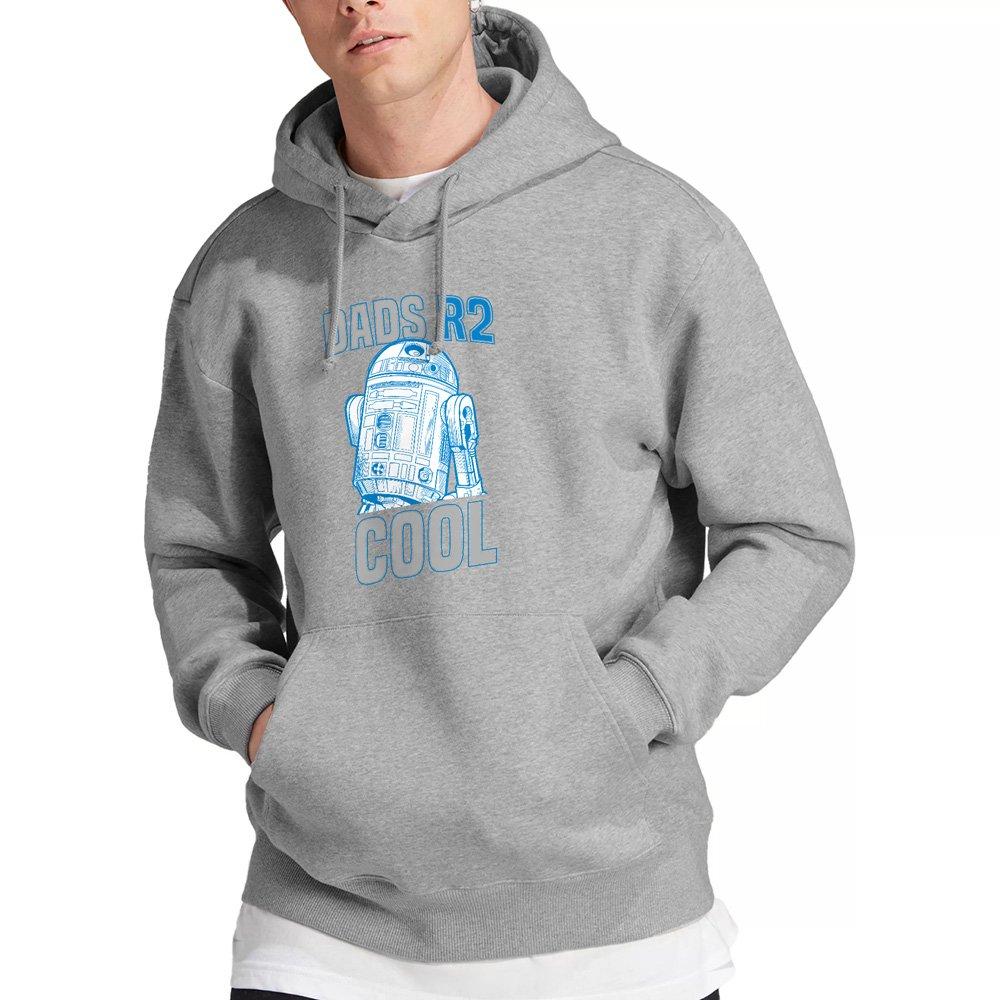 Light Grey - Star Wars - Star Wars Fathers Day Dads R2 Cool Hoodie - 1