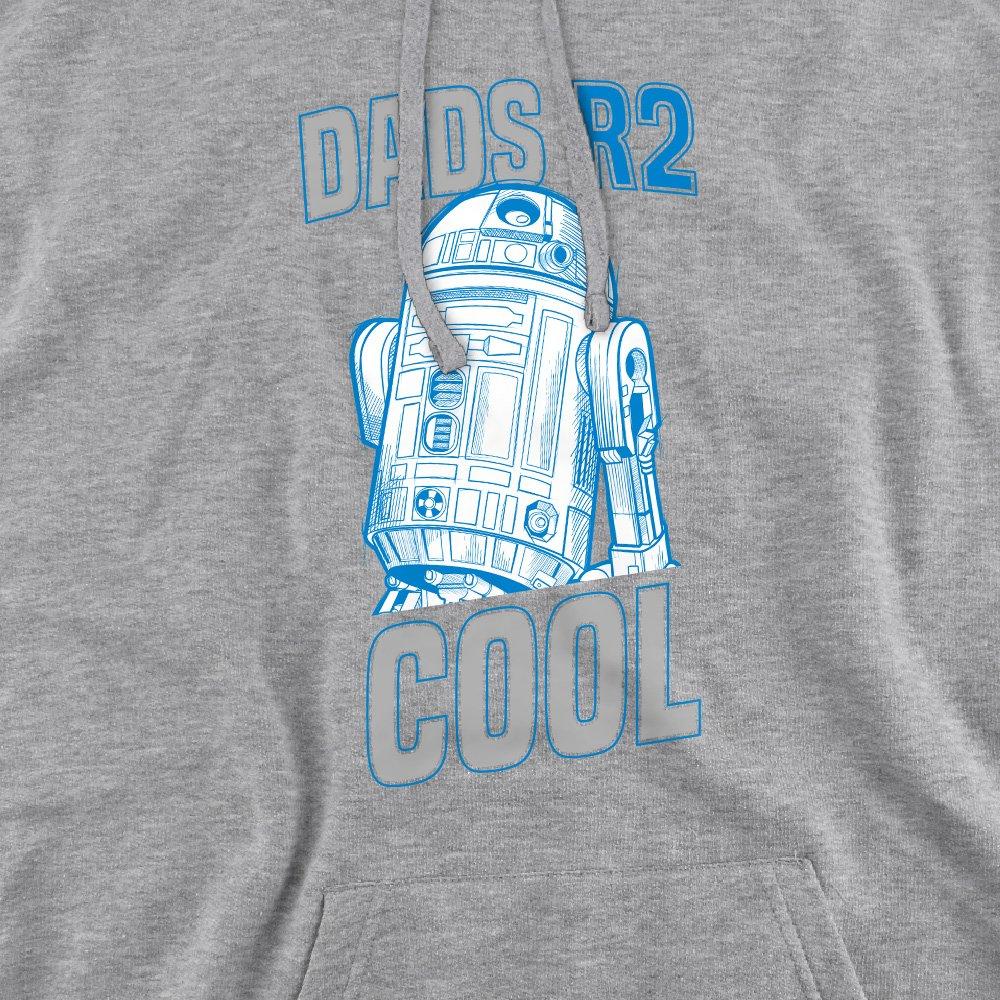 Light Grey - Star Wars - Star Wars Fathers Day Dads R2 Cool Hoodie - 2