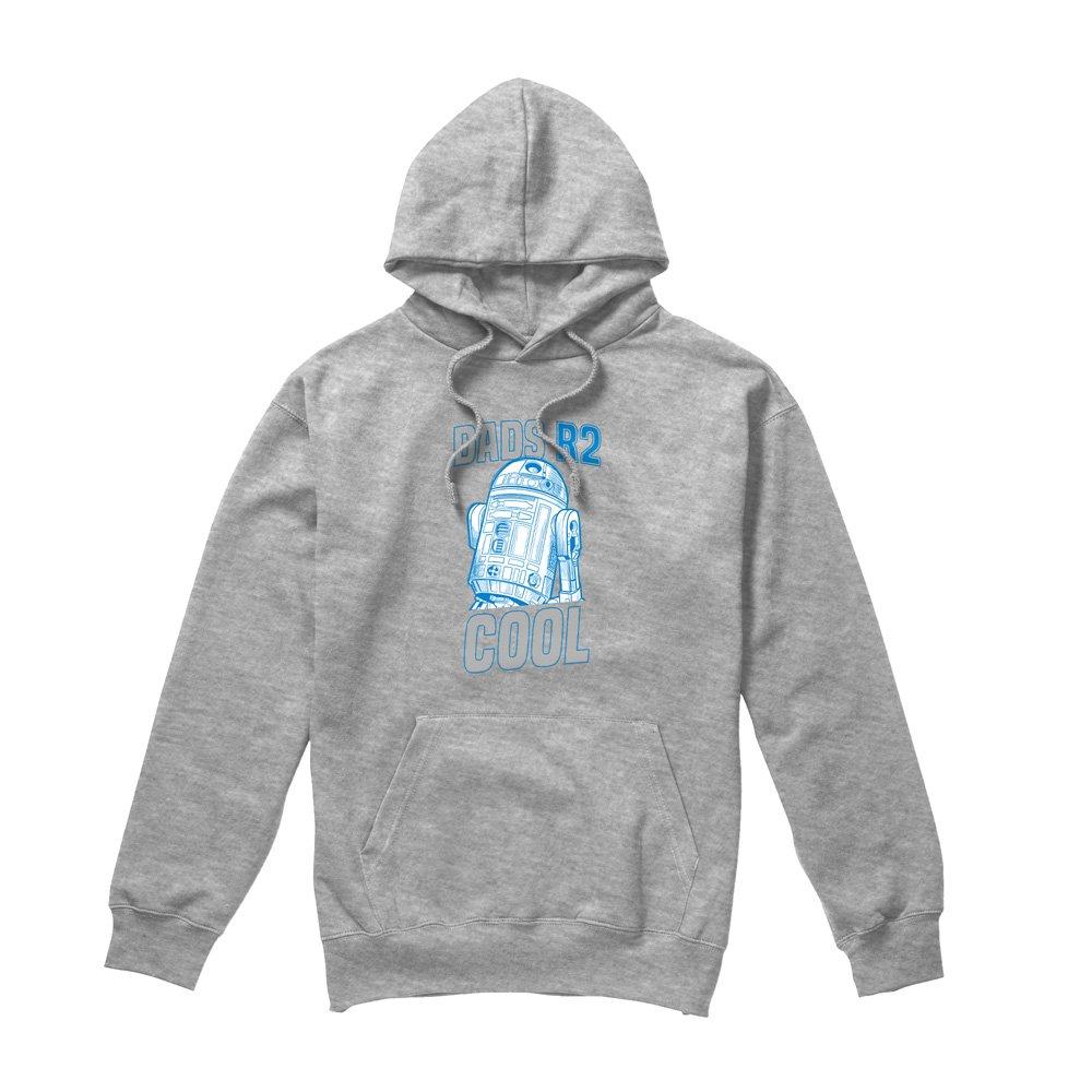 Light Grey - Star Wars - Star Wars Fathers Day Dads R2 Cool Hoodie - 4