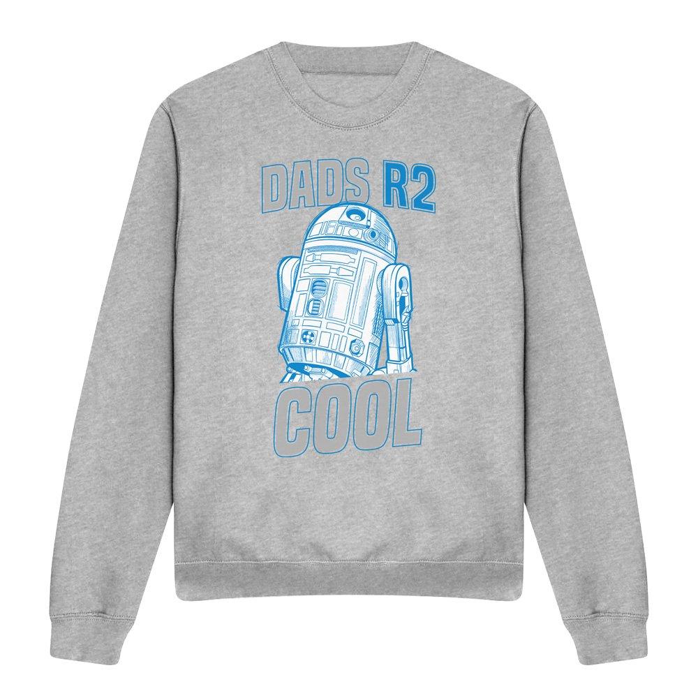 Light Grey - Star Wars - Star Wars Fathers Day Dads R2 Cool Sweatshirt - 4