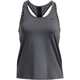 Under Armour UA Project Rock Meridian Zip Gym Tank Top Womens