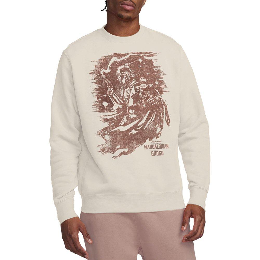 Beige - Star Wars - The Mandalorian Grogu Ink Sketch Sweatshirt Natur - 1