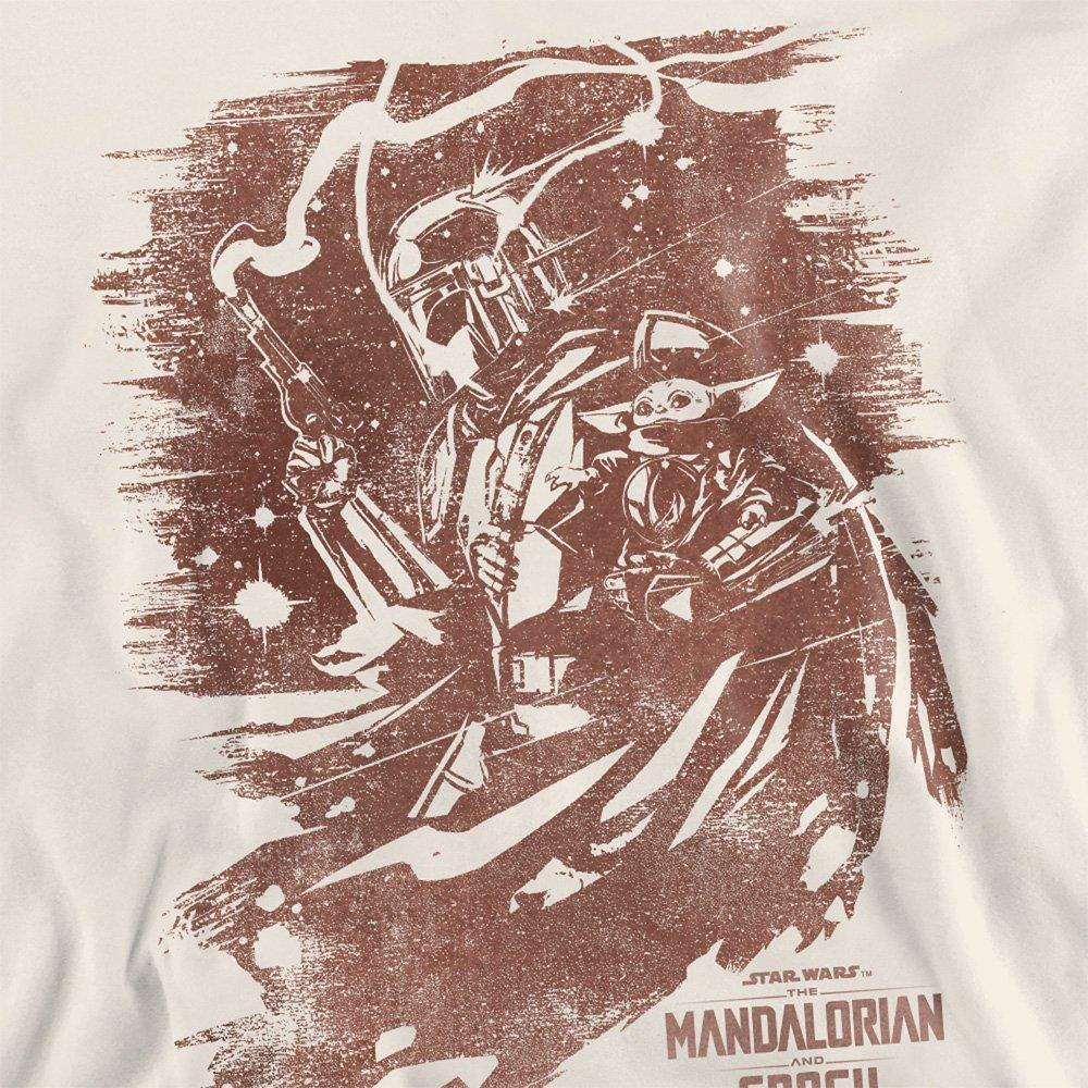 Beige - Star Wars - The Mandalorian Grogu Ink Sketch Sweatshirt Natur - 2