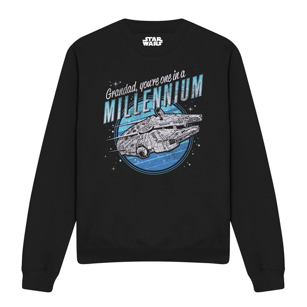 Black - Star Wars - Star Wars Grandad One In A Millennium Vintage Swea - 4