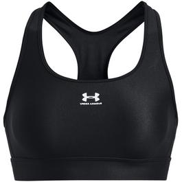 Under Armour UA HeatGear Armour Mid Padless Sports Bra Womens