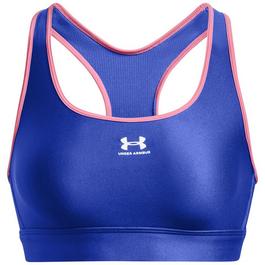 Under Armour HeatGear Armour Mid Padless Sports Bra Womens