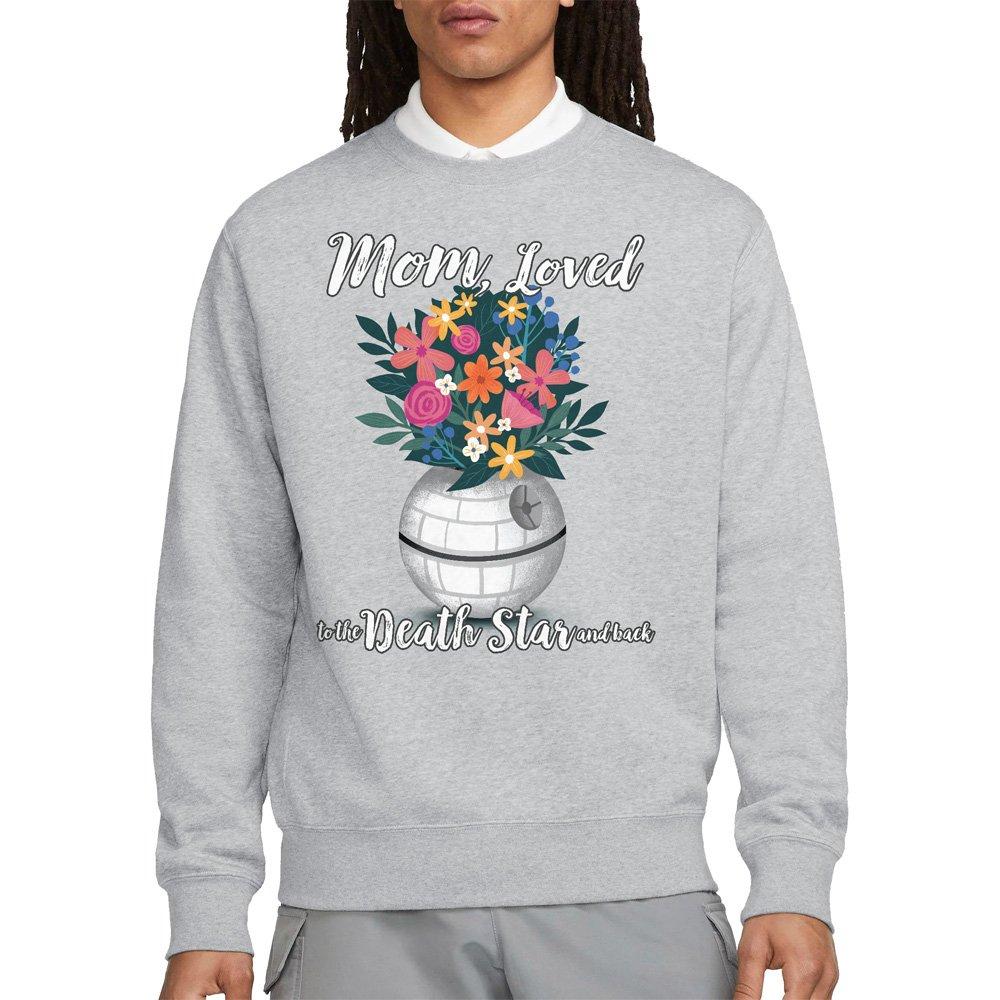 Light Grey - Star Wars - Star Wars Mothers Day Mom Loved to the Death Star - 1