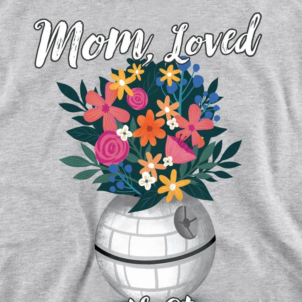 Light Grey - Star Wars - Star Wars Mothers Day Mom Loved to the Death Star - 2
