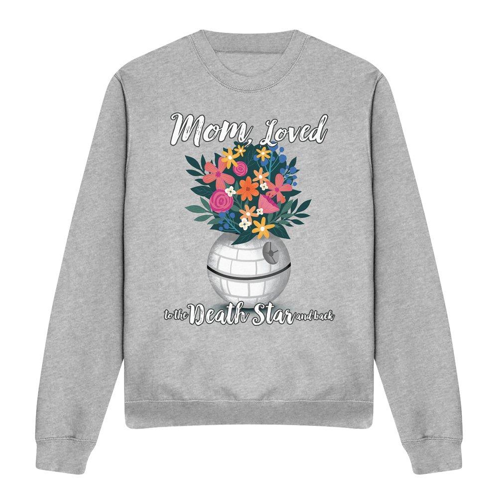 Light Grey - Star Wars - Star Wars Mothers Day Mom Loved to the Death Star - 4