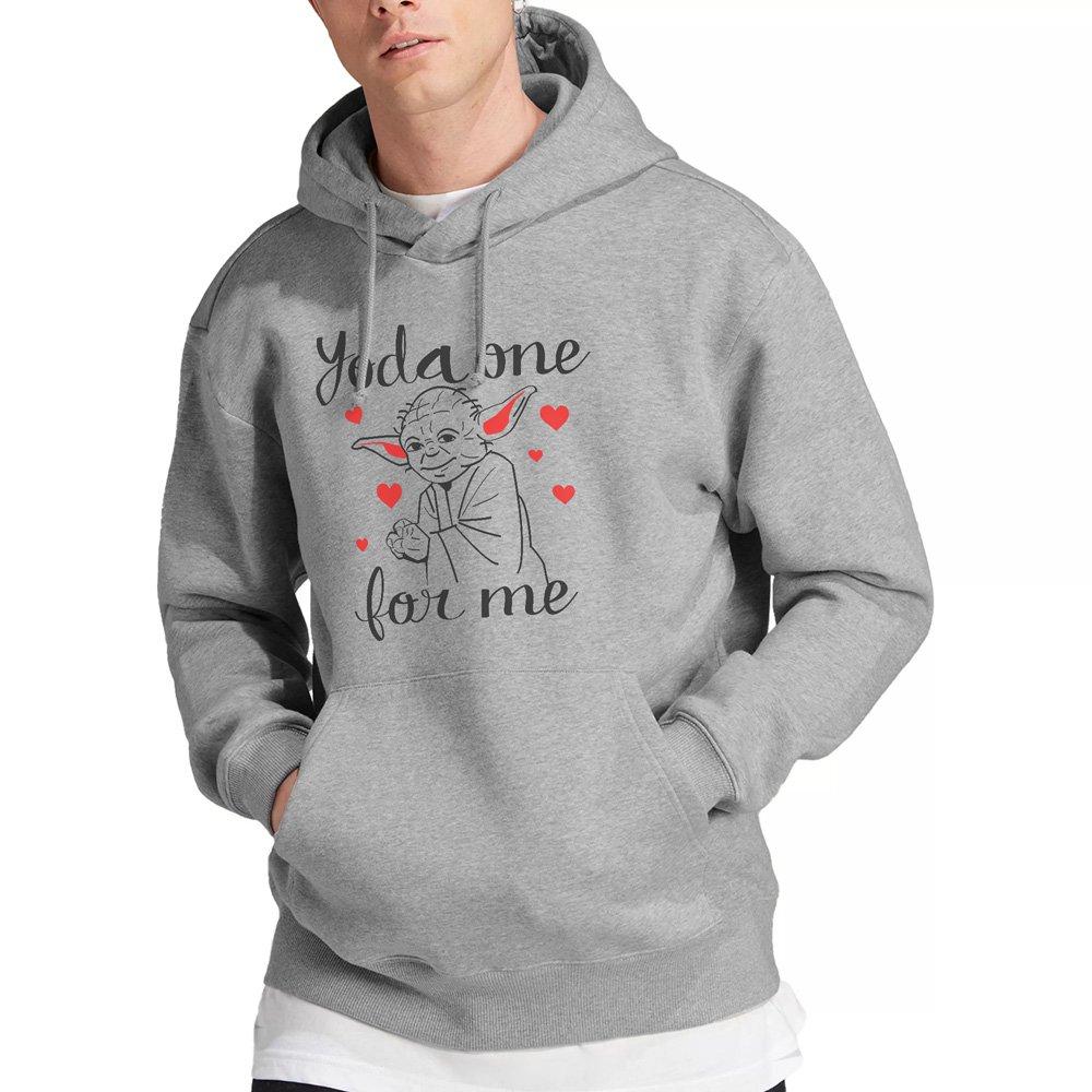 Light Grey - Star Wars - Star Wars Valentines Day Yoda One for Me Hoodie - 1
