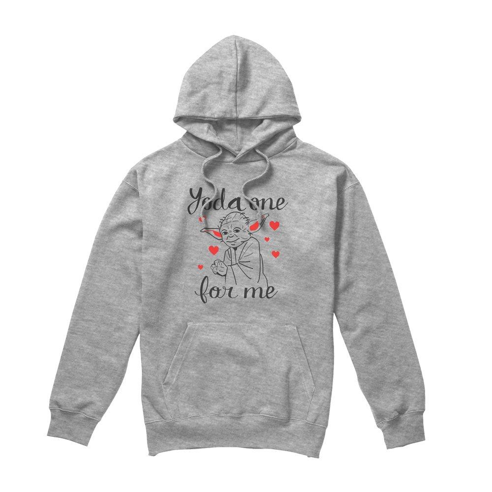 Light Grey - Star Wars - Star Wars Valentines Day Yoda One for Me Hoodie - 4