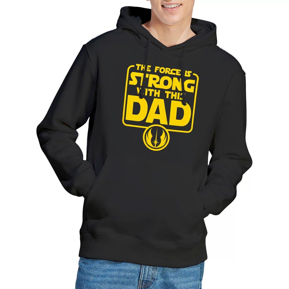 Black - Star Wars - Star Wars Fathers Day Force is Strong Dad Hoodie - 1