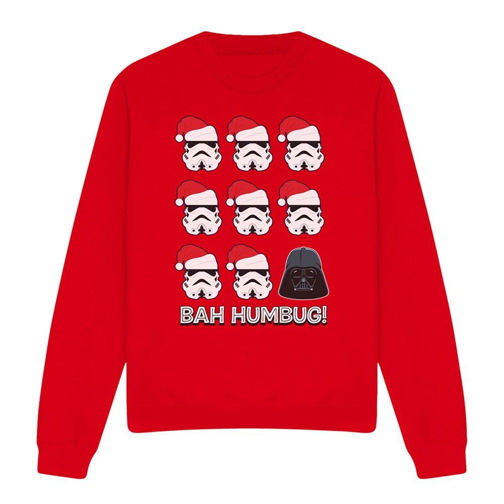Red - Star Wars - Star Wars Empire Bah Humbug Sweatshirt Red - 4
