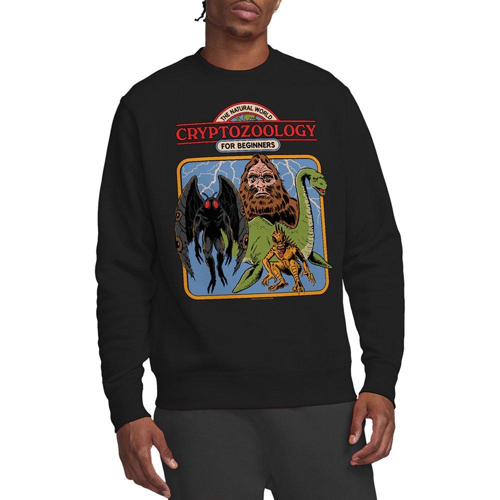 Black - Steven Rhodes - Steven Rhodes Cryptozoology For Beginners Sweatshi - 1
